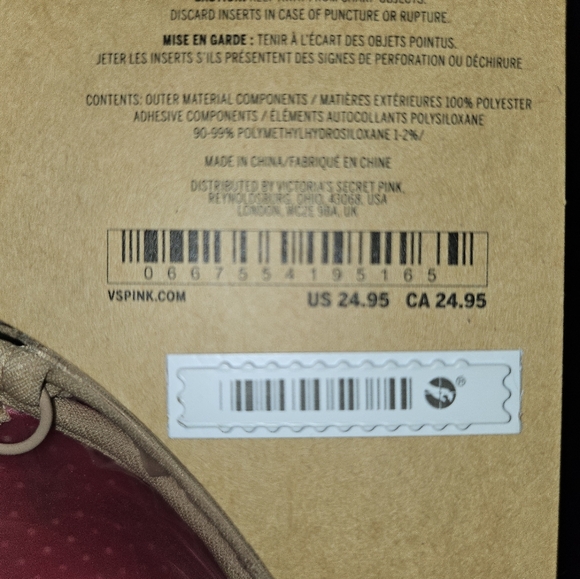 PINK, New Backless Bra, slightly lined - Picture 5 of 5